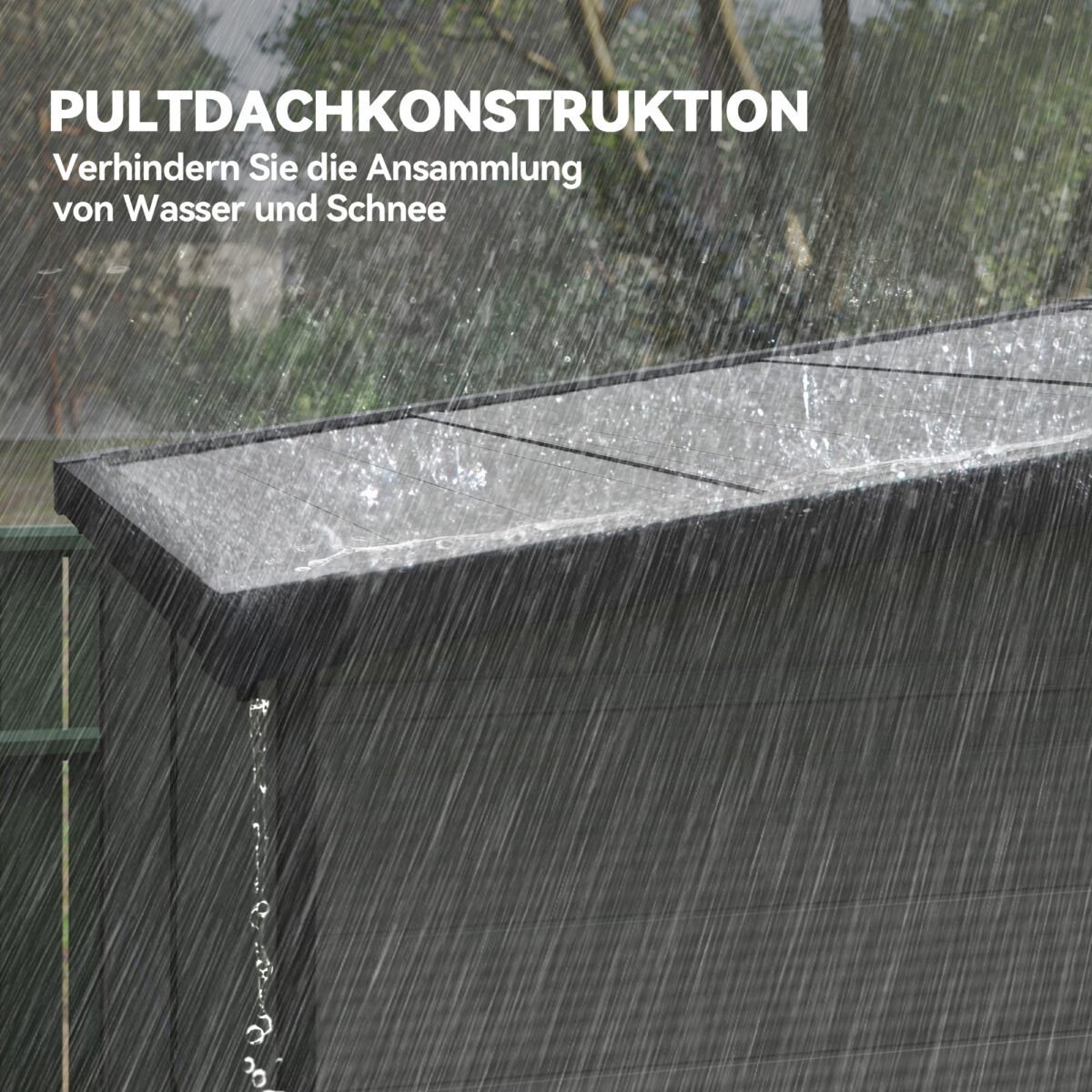 Plastikinis lauko sandėliukas su dvigubomis durimis – Paveikslėlis 8