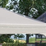 Paviljono uždangalas 3x3 m, plastikinis, atsparus vandeniui ir vėjui – Paveikslėlis 6