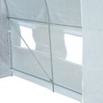Plėvelinis šiltnamis 245x200x200 cm su cinkuoto plieno rėmu, durimis ir susukamais langais – Paveikslėlis 9