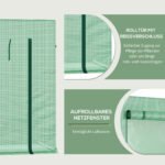 Plėvelinis šiltnamis su pakeliamomis durimis ir šoniniais langais – Paveikslėlis 5