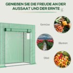 Plėvelinis šiltnamis su pakeliamomis durimis ir šoniniais langais – Paveikslėlis 7