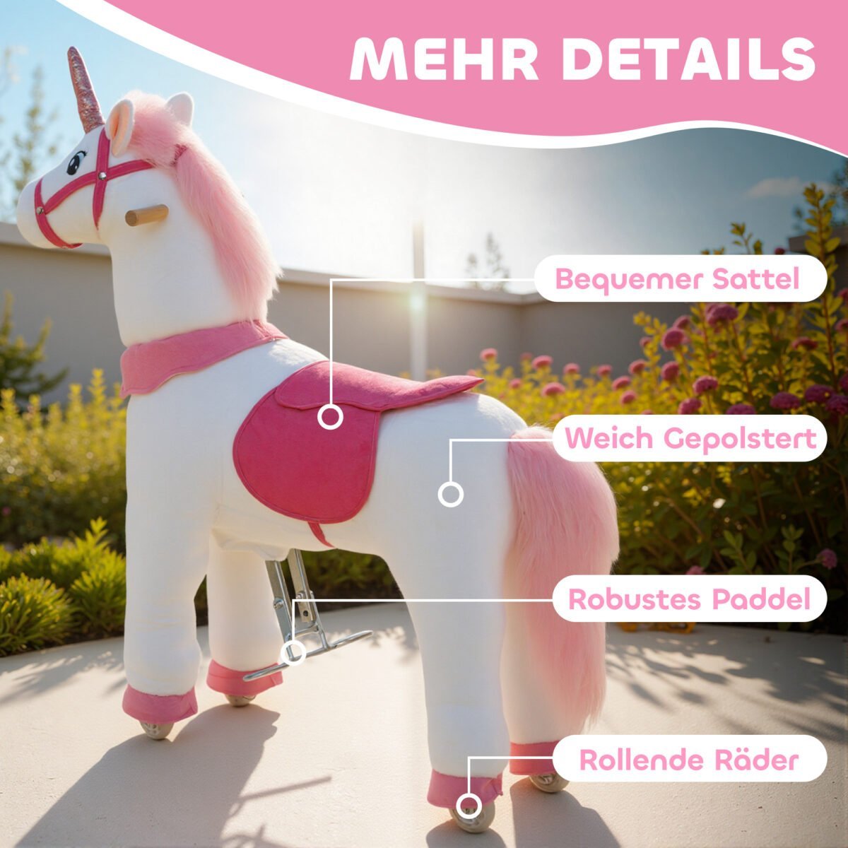 Pliušinis jojamasis vienaragis su ratukais – Paveikslėlis 6