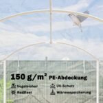 Praeinamas tunelinis šiltnamis su cinkuoto plieno rėmu – Paveikslėlis 5