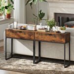 Pramoninio dizaino konsolinis staliukas su stalčiumi – Paveikslėlis 7