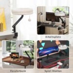 Prie stalo tvirtinamas kačių gultas su 360° pasukimu ir reguliuojamu aukščiu – Paveikslėlis 6