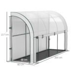 Pristatomas šiltnamis su atlenkiama priekine sienele – Paveikslėlis 3