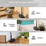 Skėčio stovas su 9 kg betono pagrindu – Paveikslėlis 6