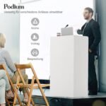 Lentyna su ratukais ir 2 lentynomis (Balta) – Paveikslėlis 5