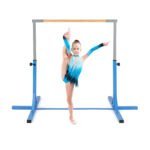 Reguliuojamo aukščio gimnastikos skersinis (Mėlyna)