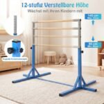 Reguliuojamo aukščio gimnastikos skersinis (Mėlyna) – Paveikslėlis 3