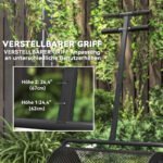 Reguliuojamos rankenos komposto barstytuvas 75 l – Paveikslėlis 6