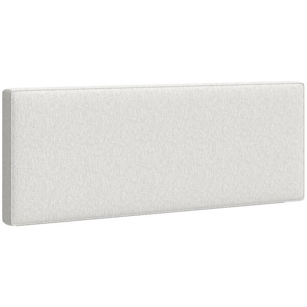 Sieninis paminkštintas lovos galvūgalis 160 cm su lino imitacijos audiniu