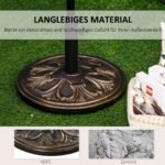 Skėčio stovas 13 kg su adapteriais 35/38/48 mm kotams – Paveikslėlis 5