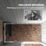 Sodo įrankių namelis iš cinkuoto plieno su reguliuojamomis lentynomis – Paveikslėlis 8