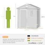Sodo namelis 1,9 m² su dugnu ir rakinamomis durimis