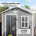 Sodo namelis 1,9 m² su dugnu ir rakinamomis durimis