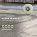 Sodo pavėsinė su ratais ir smėlio maišais – Paveikslėlis 4