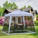 Sodo paviljonas su tinkleliais nuo uodų 3x3 m – Paveikslėlis 2