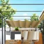 Sodo pergola su įtraukiamu stogu 3 x 3 m – Paveikslėlis 6