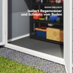 Sodo sandėliukas su aliuminio rėmu, rakinamomis dvigubomis durimis ir langais – Paveikslėlis 6