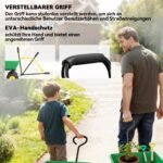 Sodo vežimėlis su išvertimo mechanizmu ir 200 kg keliamąja galia