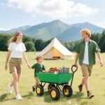 Sodo vežimėlis su išvertimo mechanizmu ir 200 kg keliamąja galia
