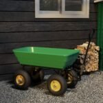 Sodo vežimėlis su išvertimo mechanizmu ir 200 kg keliamąja galia