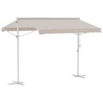 Stacionari markizė su reguliuojamu pasvirimo kampu 300x295 cm