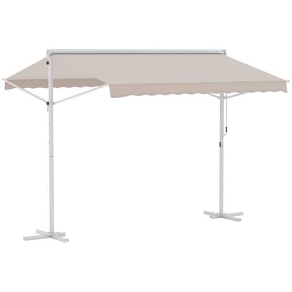 Stacionari markizė su reguliuojamu pasvirimo kampu 300x295 cm