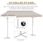 Stacionari markizė su reguliuojamu pasvirimo kampu 300x295 cm – Paveikslėlis 7