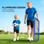 Sulankstoma reguliuojamo kampo treniruočių sienelė futbolui ir rankiniui