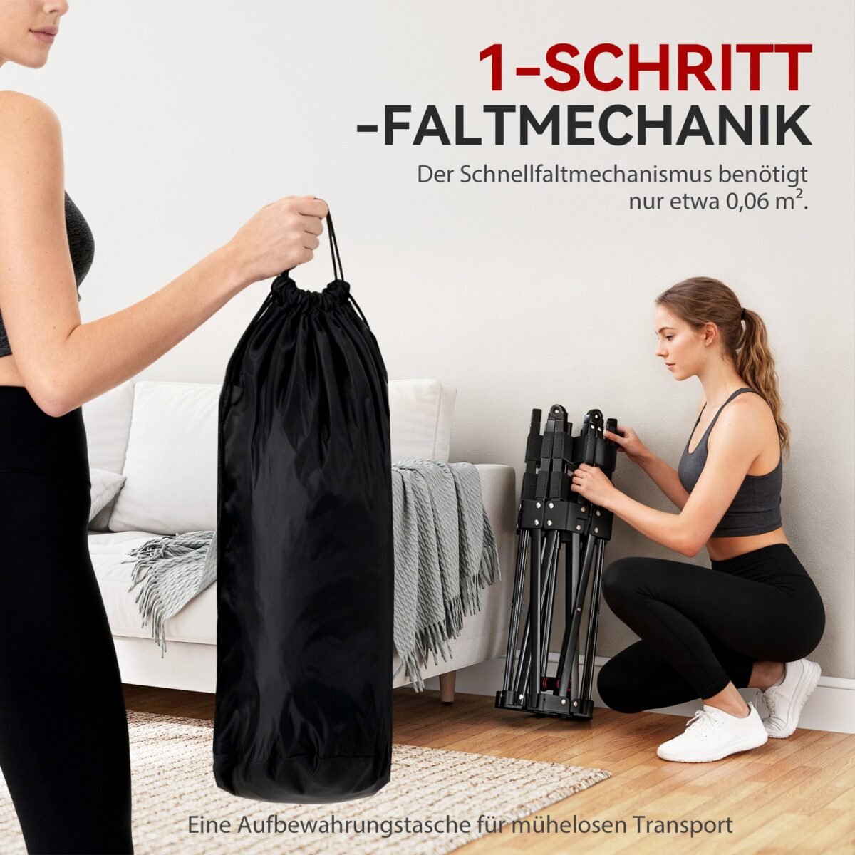 Sulankstomas fitneso batutas su reguliuojama T rankena – Paveikslėlis 4