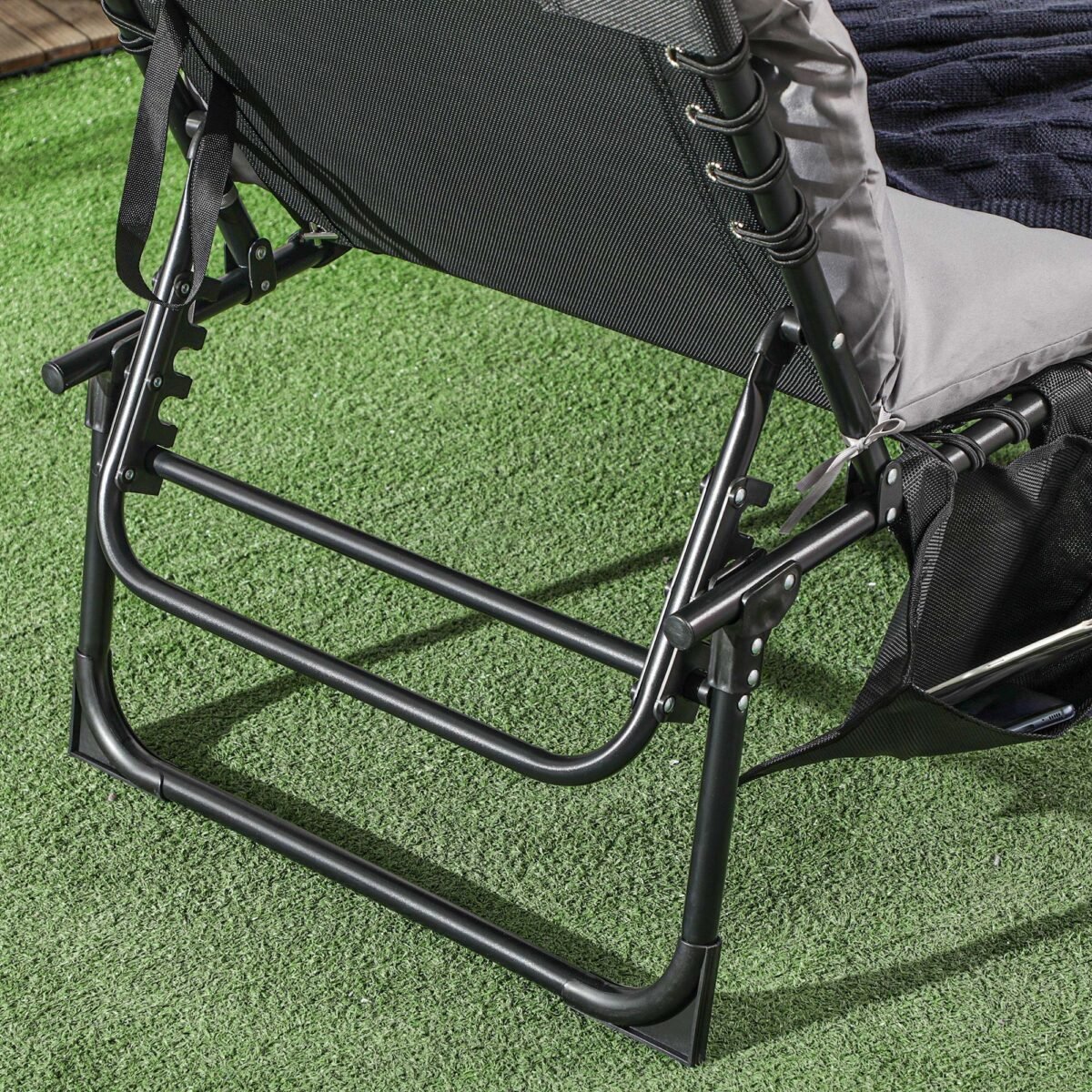 Sulankstomas gultas su 5 padėčių reguliuojamu atlošu ir šonine kišene – Paveikslėlis 7