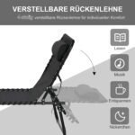 Sulankstomas reguliuojamas saulės gultas – Paveikslėlis 4