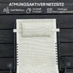 Sulankstomas sodo gultas su reguliuojama 5 padėčių nugaros atrama