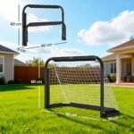Sulankstomi futbolo mini vartai su metaliniu rėmu (2 vnt.) – Paveikslėlis 3