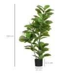 Tikroviškas dirbtinis fikuso augalas 110 cm aukščio