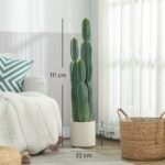 Tikroviškas dirbtinis kaktusas su vazonu, 111 cm aukščio – Paveikslėlis 3