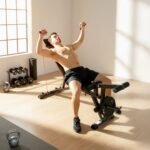 Trys viename reguliuojamas treniruočių suoliukas iki 300 kg – Paveikslėlis 2