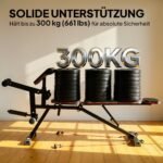 Trys viename reguliuojamas treniruočių suoliukas iki 300 kg – Paveikslėlis 5