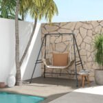 Tvirtas ir oro sąlygoms atsparus pakabinamos kėdės stovas vidaus ir lauko erdvėms – Paveikslėlis 2