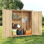 Tvirtas medinis sodo namelis su vandeniui atspariu bituminiu stogu (Natūrali) – Paveikslėlis 2