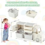 Universalus 3-in-1 vaikiškų baldų komplektas (Balta) – Paveikslėlis 3