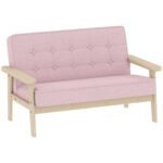 Vaikiška minkšta sofa su mediniu rėmu 3-15 metų vaikams