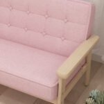 Vaikiška minkšta sofa su mediniu rėmu 3-15 metų vaikams – Paveikslėlis 9