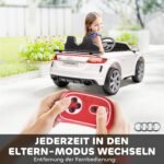 Vaikiškas elektromobilis Audi TT RS Roadster su nuotoliniu valdymu vaikams nuo 3 iki 5 metų