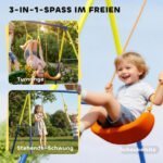 Vaikiškų sūpynių komplektas 3 viename iki 150 kg – Paveikslėlis 4