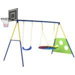 Vaikų 4 viename sūpynių rinkinys iki 150 kg