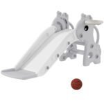 Vaikų čiuožykla 3 viename žirafos formos