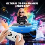 Vaikų elektromobilis Lamborghini dizaino, 12V, 2 varikliai ir du važiavimo režimai – Paveikslėlis 5